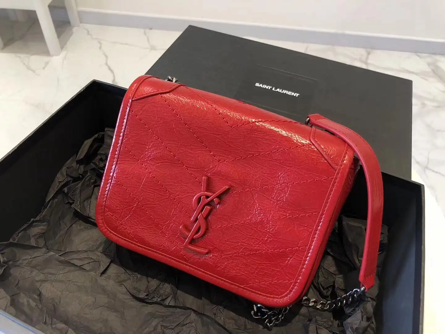 REP YSL NIKI CHAIN WALLET