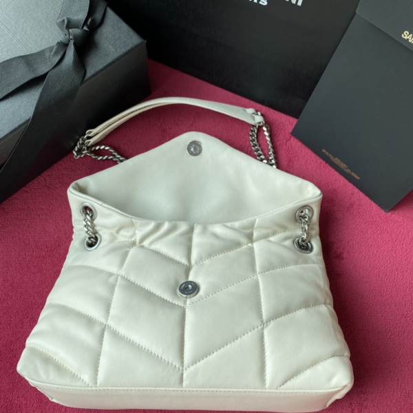 HOT SALE YSL PUFFER SMALL BAG IN QUILTED LAMBSKIN