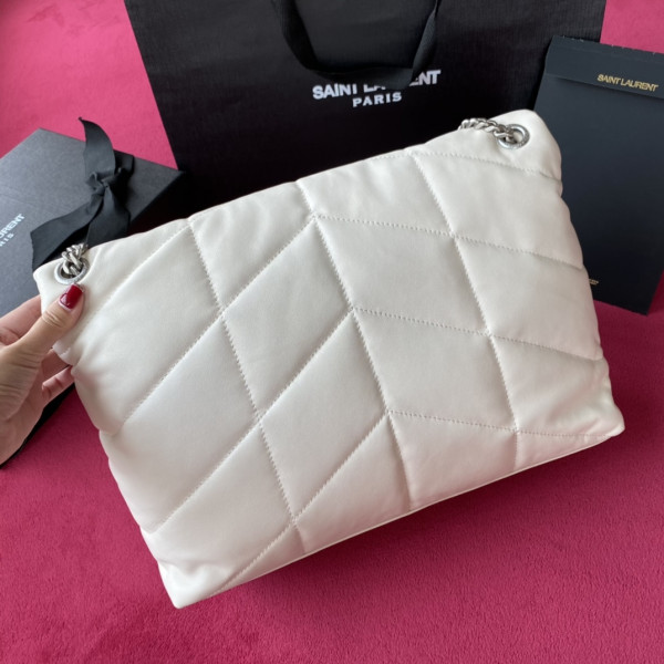 HOT SALE YSL PUFFER MEDIUM BAG IN QUILTED LAMBSKIN