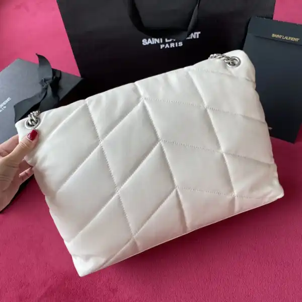 YSL PUFFER MEDIUM BAG IN QUILTED LAMBSKIN