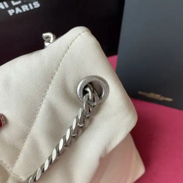 YSL PUFFER MEDIUM BAG IN QUILTED LAMBSKIN