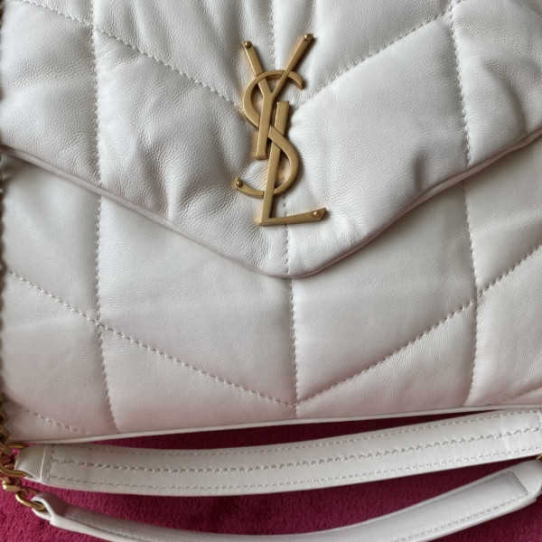 HOT SALE YSL PUFFER SMALL BAG IN QUILTED LAMBSKIN