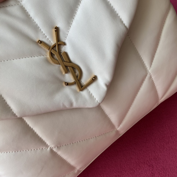 HOT SALE YSL PUFFER MEDIUM BAG IN QUILTED LAMBSKIN