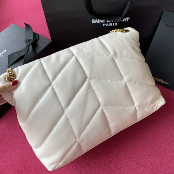 HOT SALE YSL PUFFER MEDIUM BAG IN QUILTED LAMBSKIN