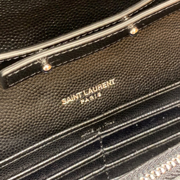 HOT SALE YSL CASSANDRE MATELASSÉ CHAIN WALLET