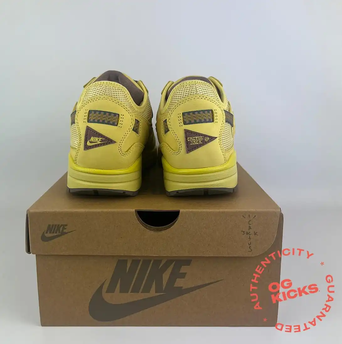 Nike Air Max 1 Travis Scott Cactus Jack Saturn Gold UK8