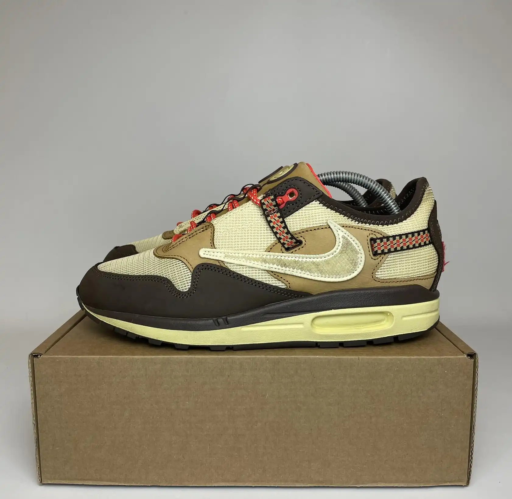 Nike Air Max 1 Travis Scott Cactus Jack Baroque Brown (No Box) UK8