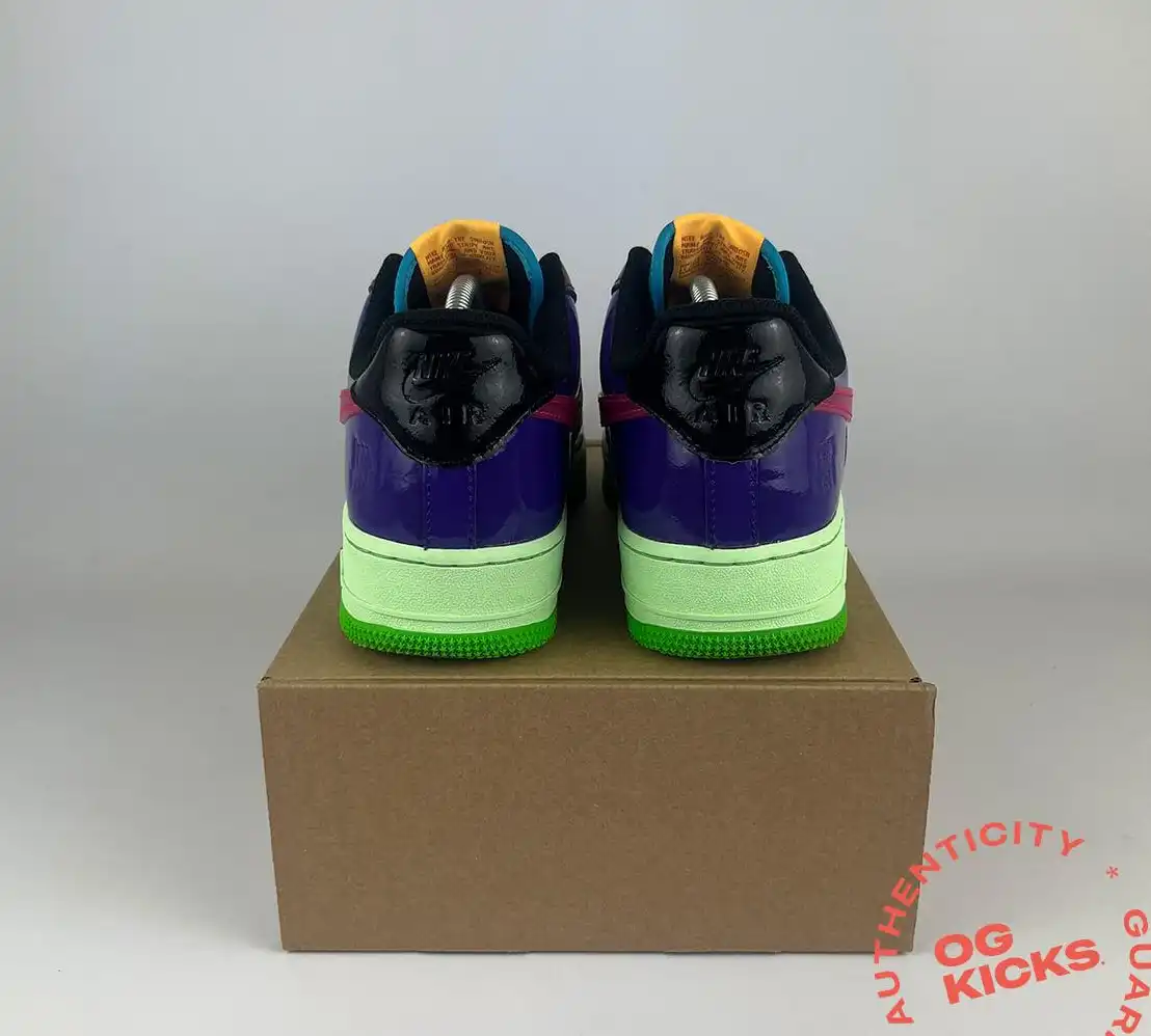 Nike Air Force 1 Low SP Undefeated Multi-Patent Pink Prime (No Box) UK7.5