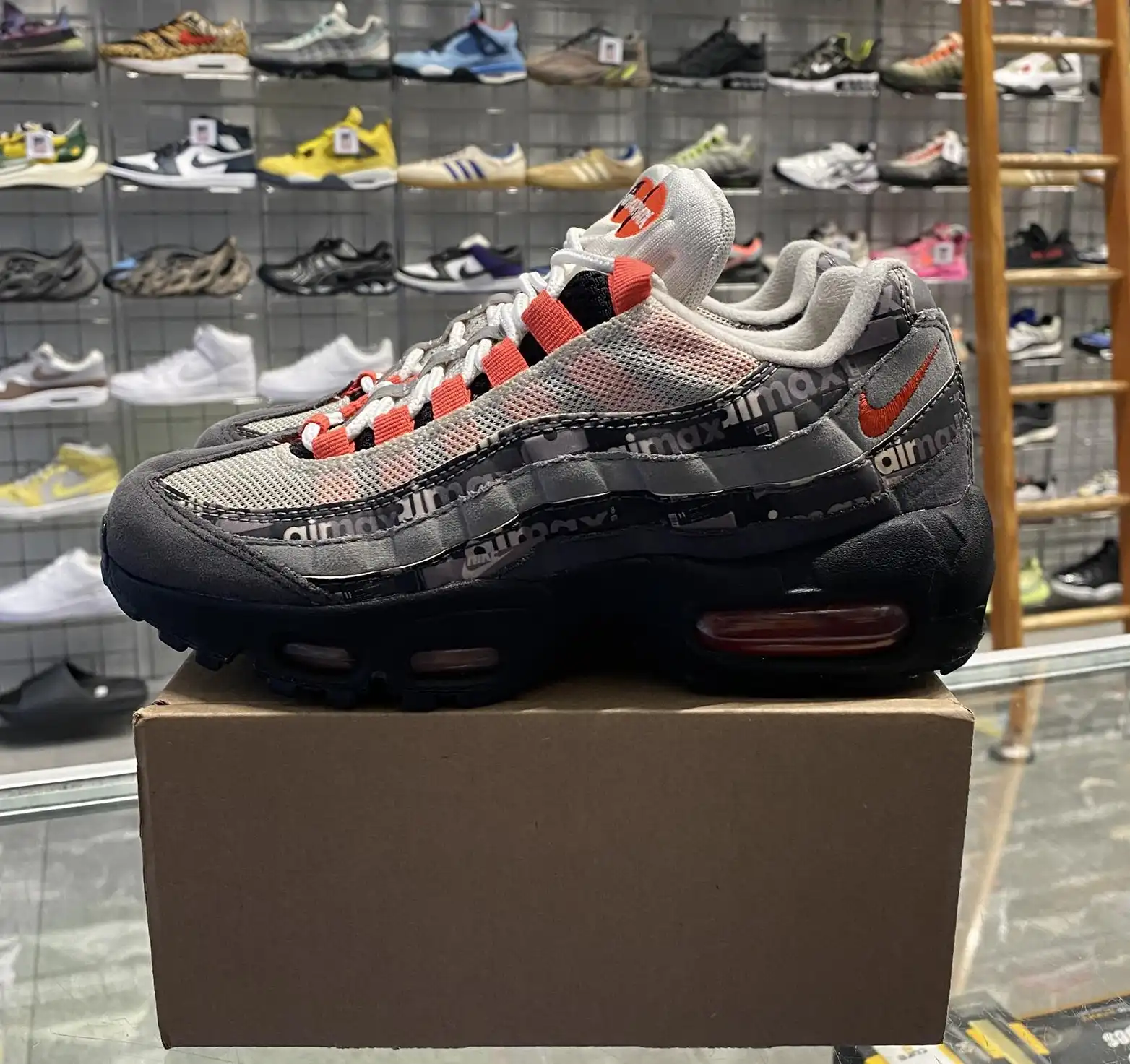 Nike Air Max 95 x Atmos 'We Love Nike' (Bright Crimson) UK3.5 (No Box)