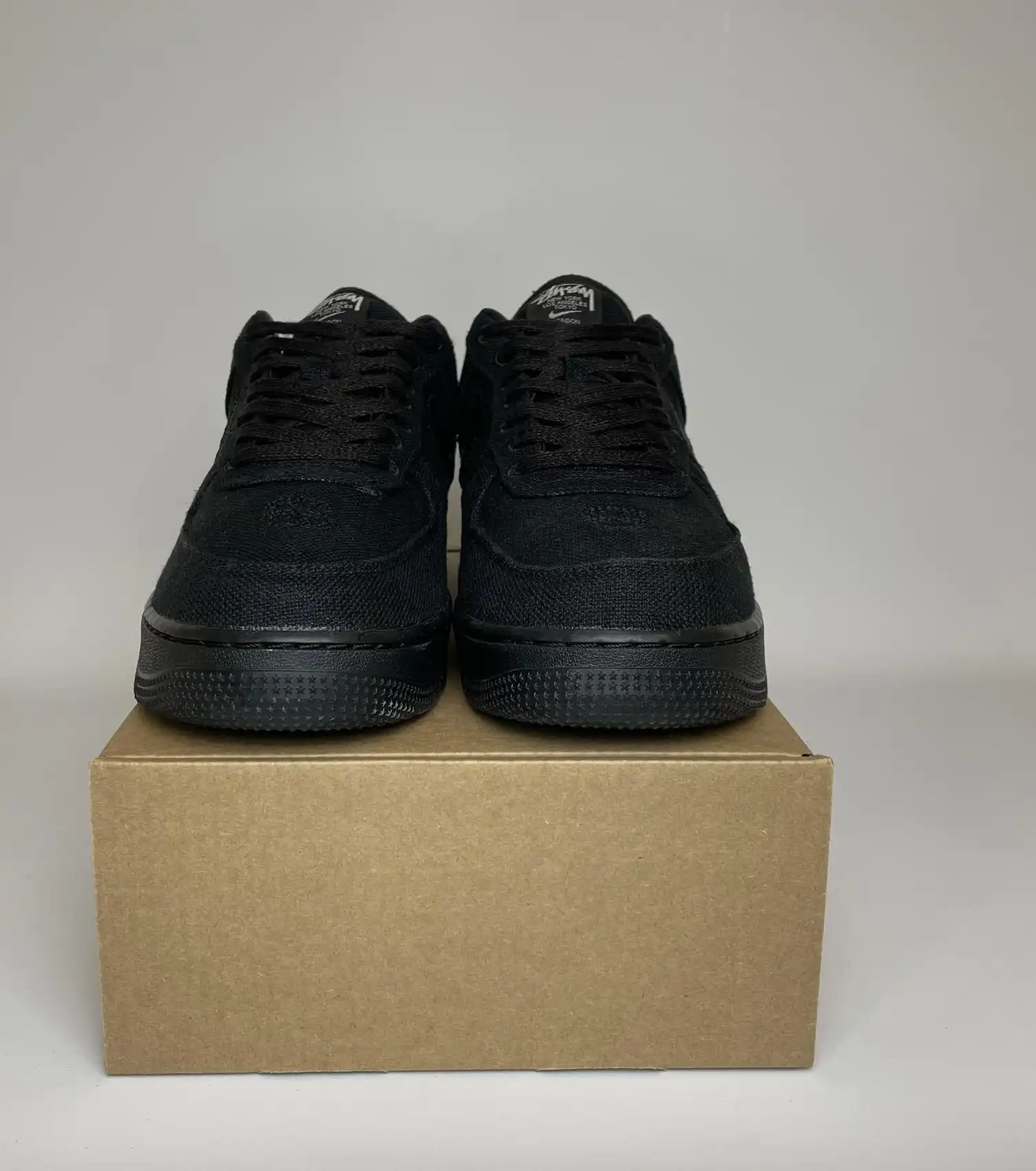 Nike Air Force 1 Low Stussy Black (No Box) UK10.5
