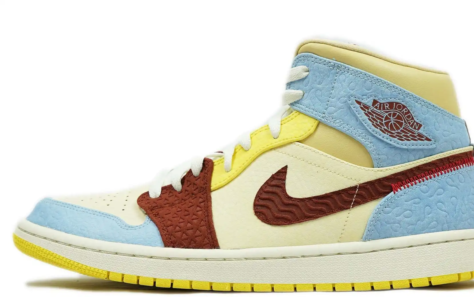 Air Jordan 1 Mid SE Fearless Maison Chateau Rouge