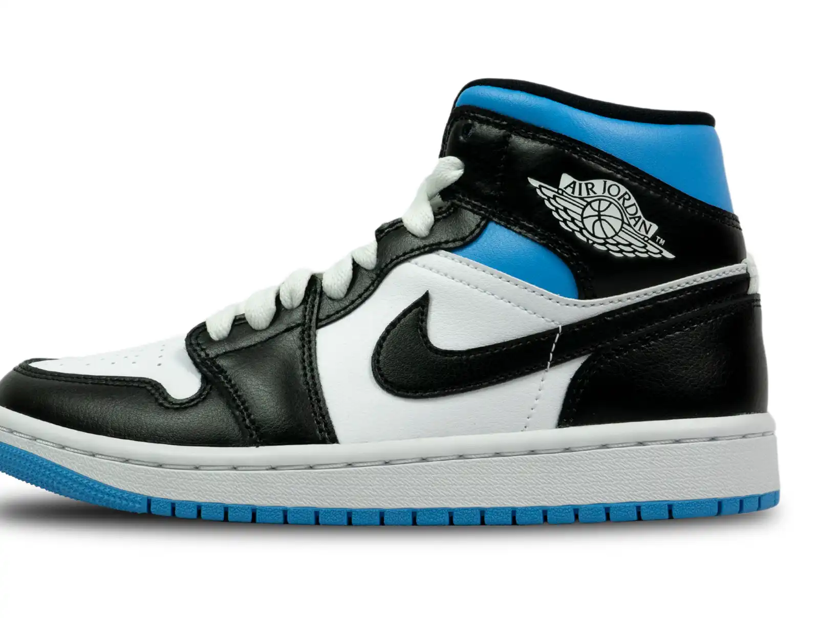 Air Jordan 1 Mid University Black White W