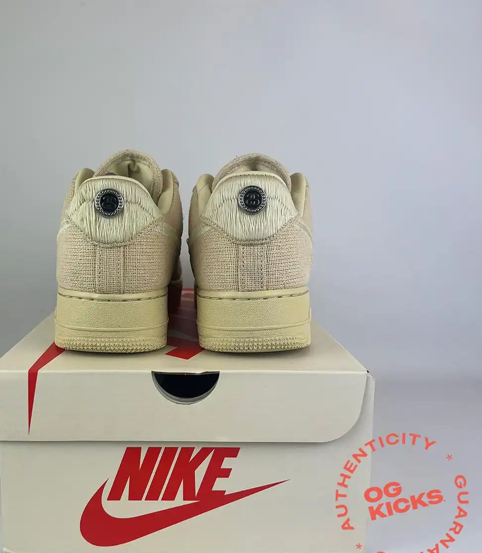 Nike Air Force 1 Low Stussy Fossil UK9
