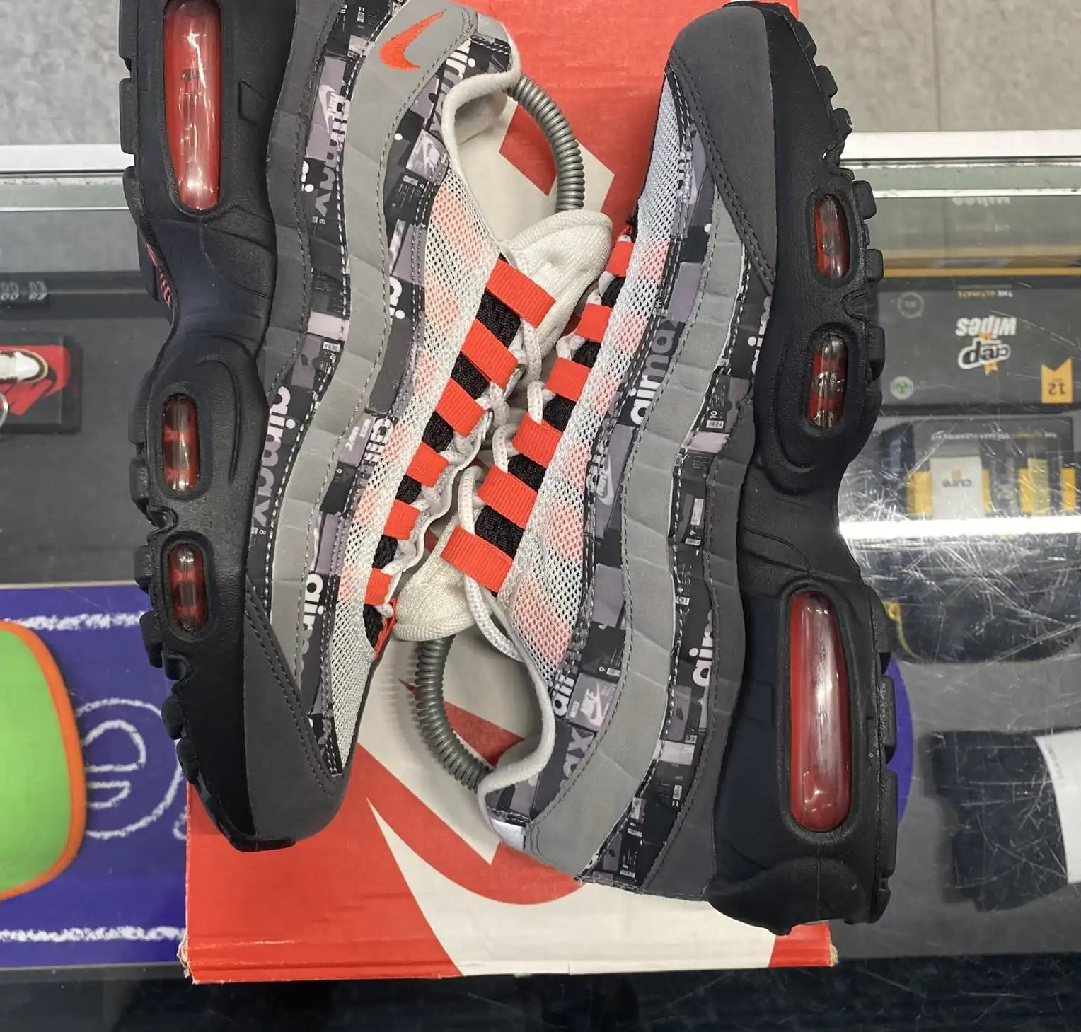 Nike Air Max 95 Atmos 'We Love Nike (Bright Crimson)' UK5.5