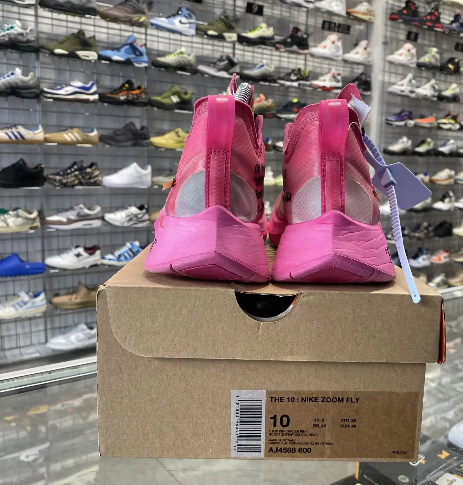 Nike Zoom Fly x Off-White 'Pink' UK9