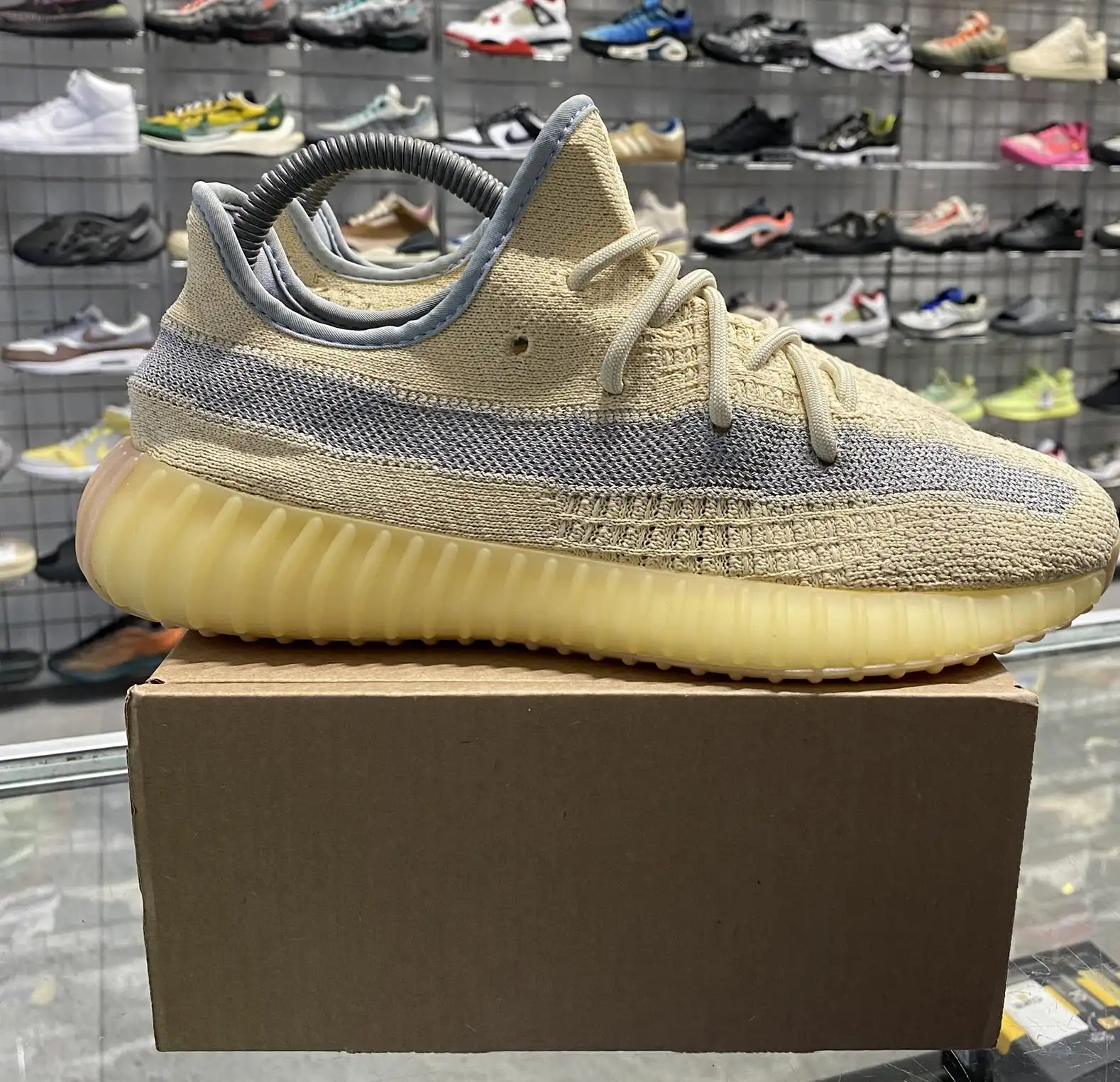 Adidas Yeezy Boost 350 V2 'Linen' UK6.5 (No Box)