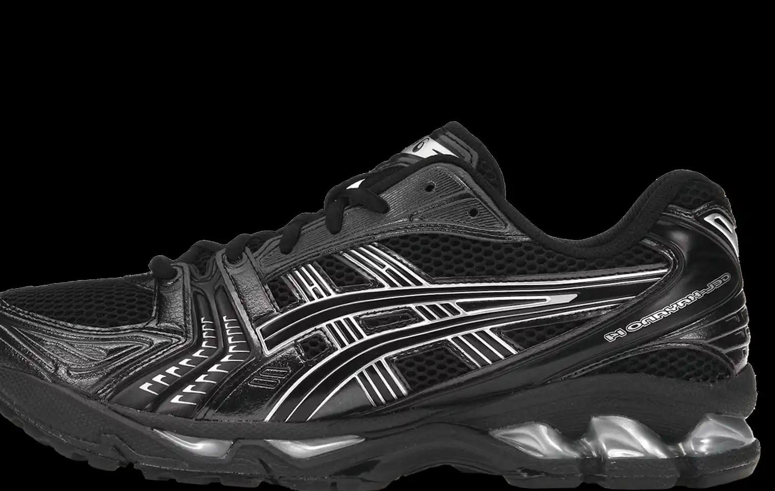 Asics Gel-Kayano 14 Black Pure Silver
