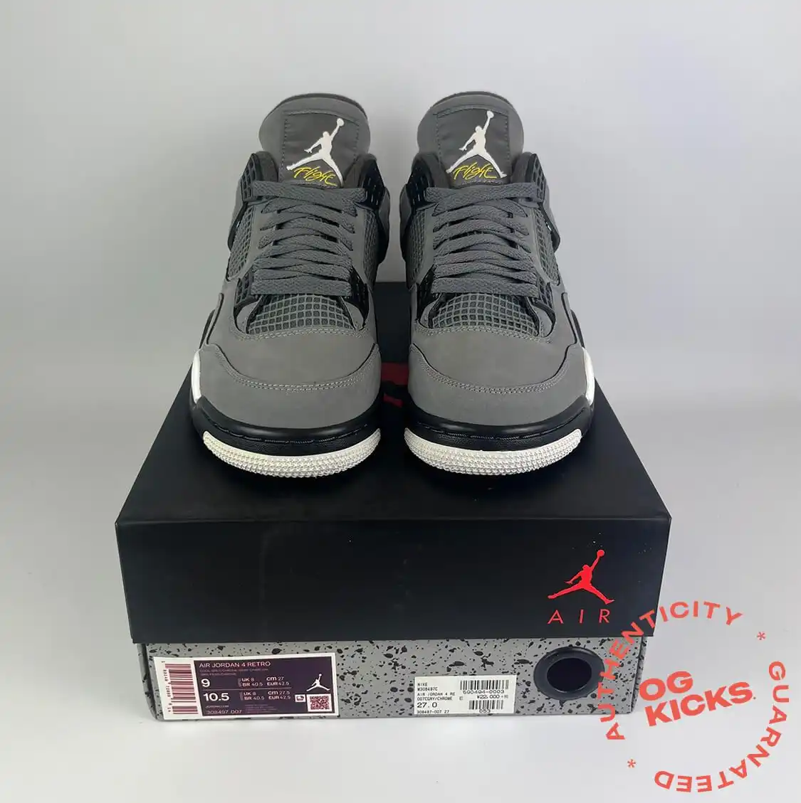 Jordan 4 Retro Cool Grey (2019) UK8