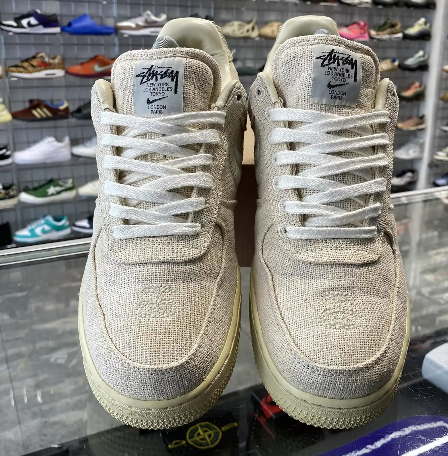 Nike Air Force 1 Low x Stussy 'Fossil' UK7.5 (No Box)