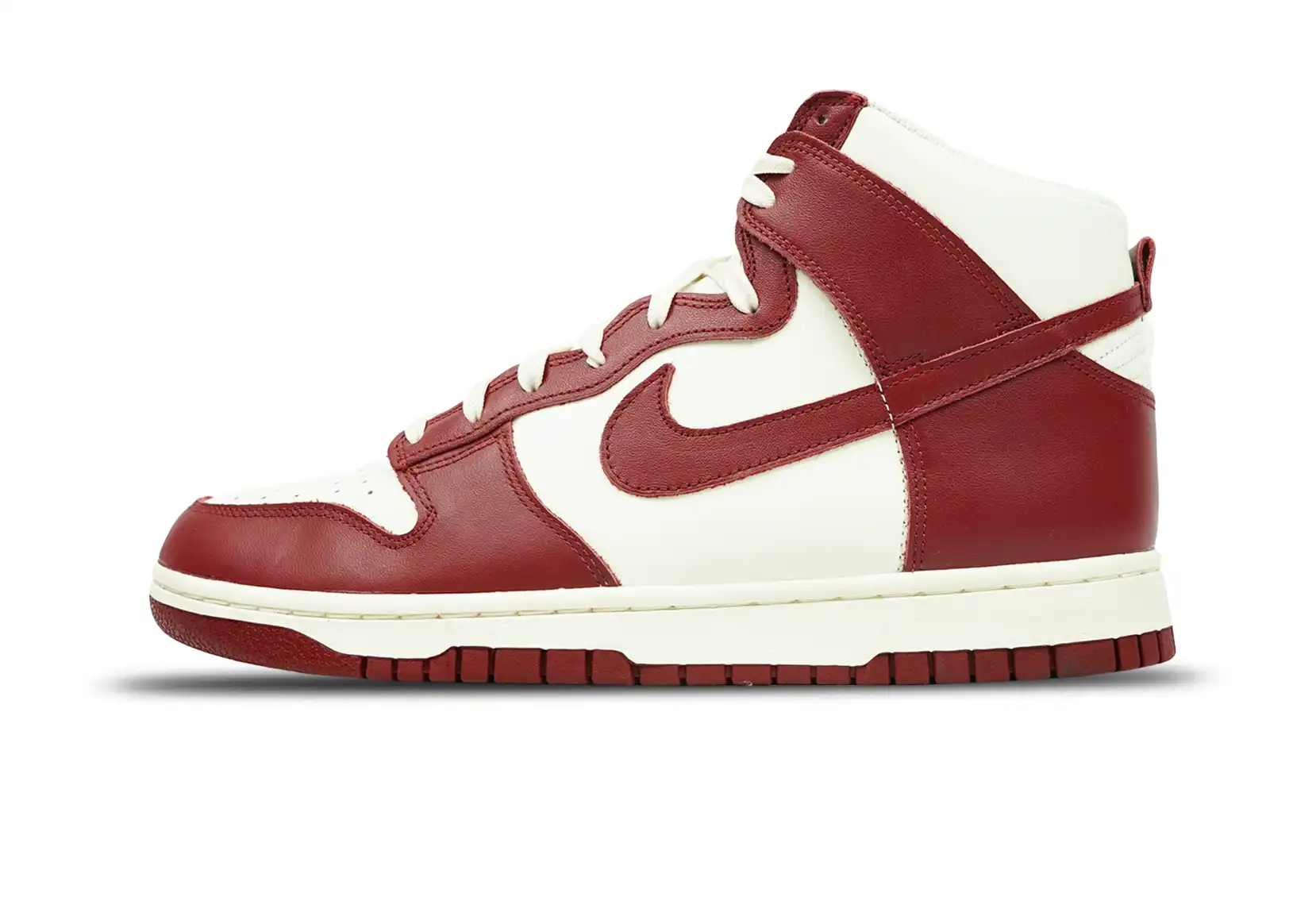 Nike Dunk High Sail Team Red W
