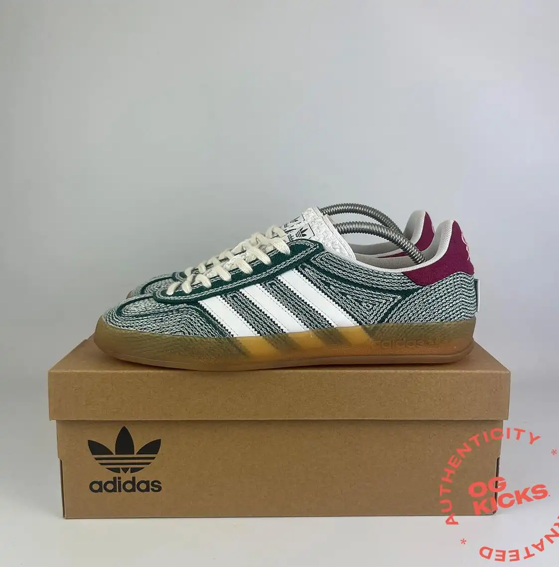 adidas Gazelle Indoor Sean Wotherspoon Hemp Green UK8