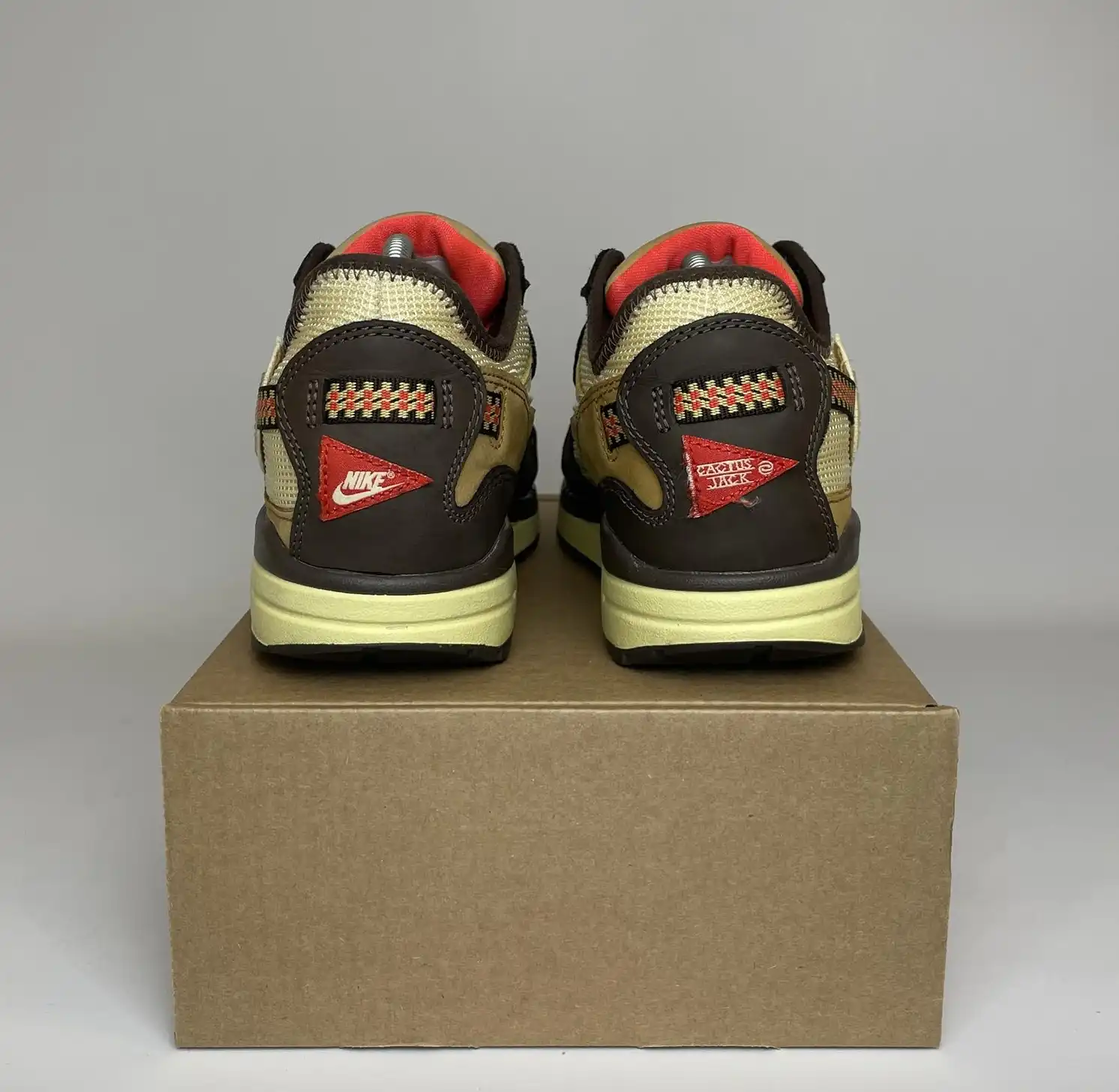 Nike Air Max 1 Travis Scott Cactus Jack Baroque Brown (No Box) UK8