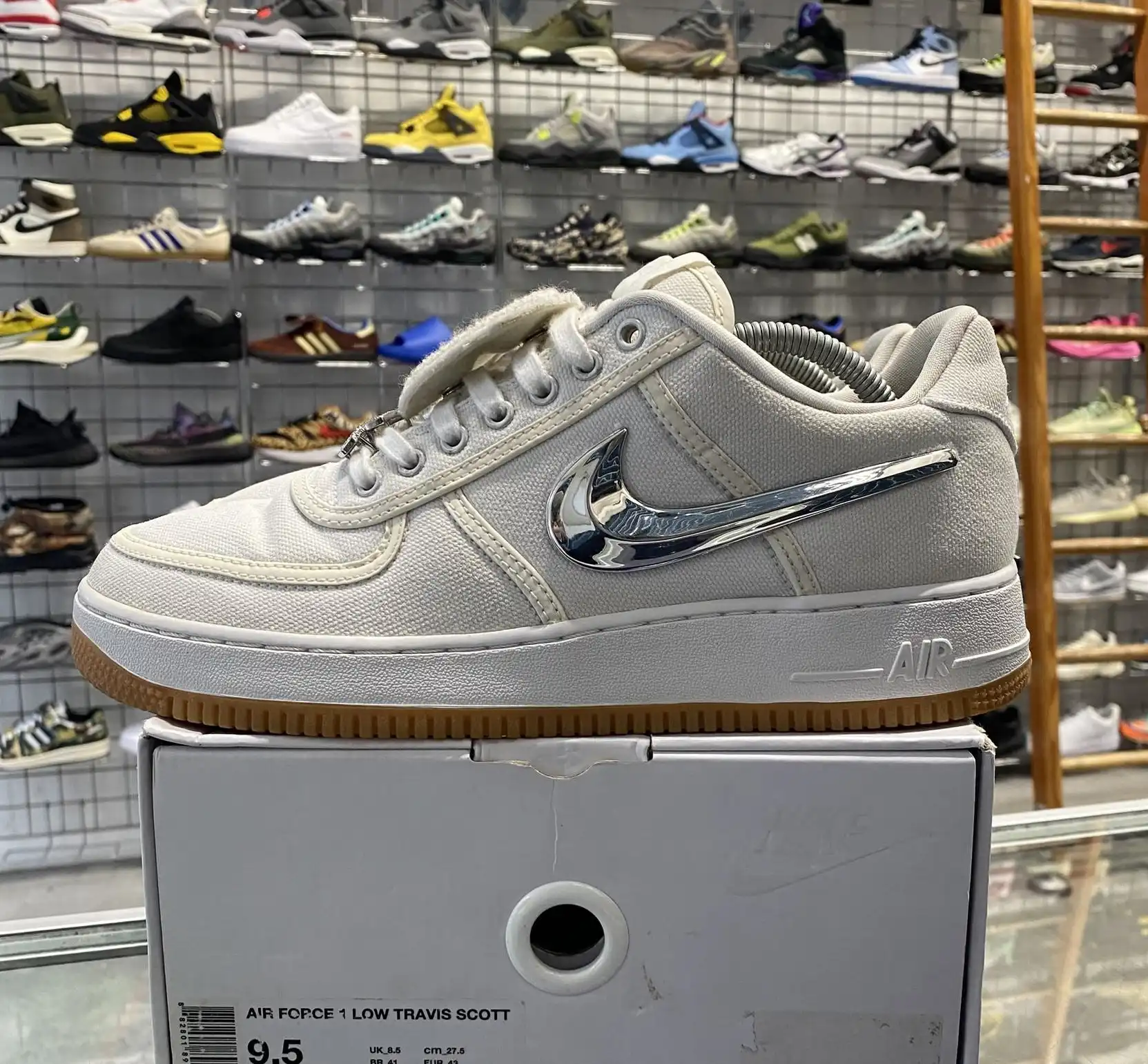 Nike Air Force 1 Low Travis Scott 'Sail' UK8.5