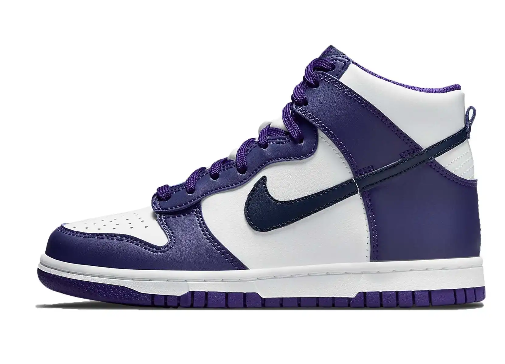 Nike Dunk High Electro Purple Midnght Navy (GS)