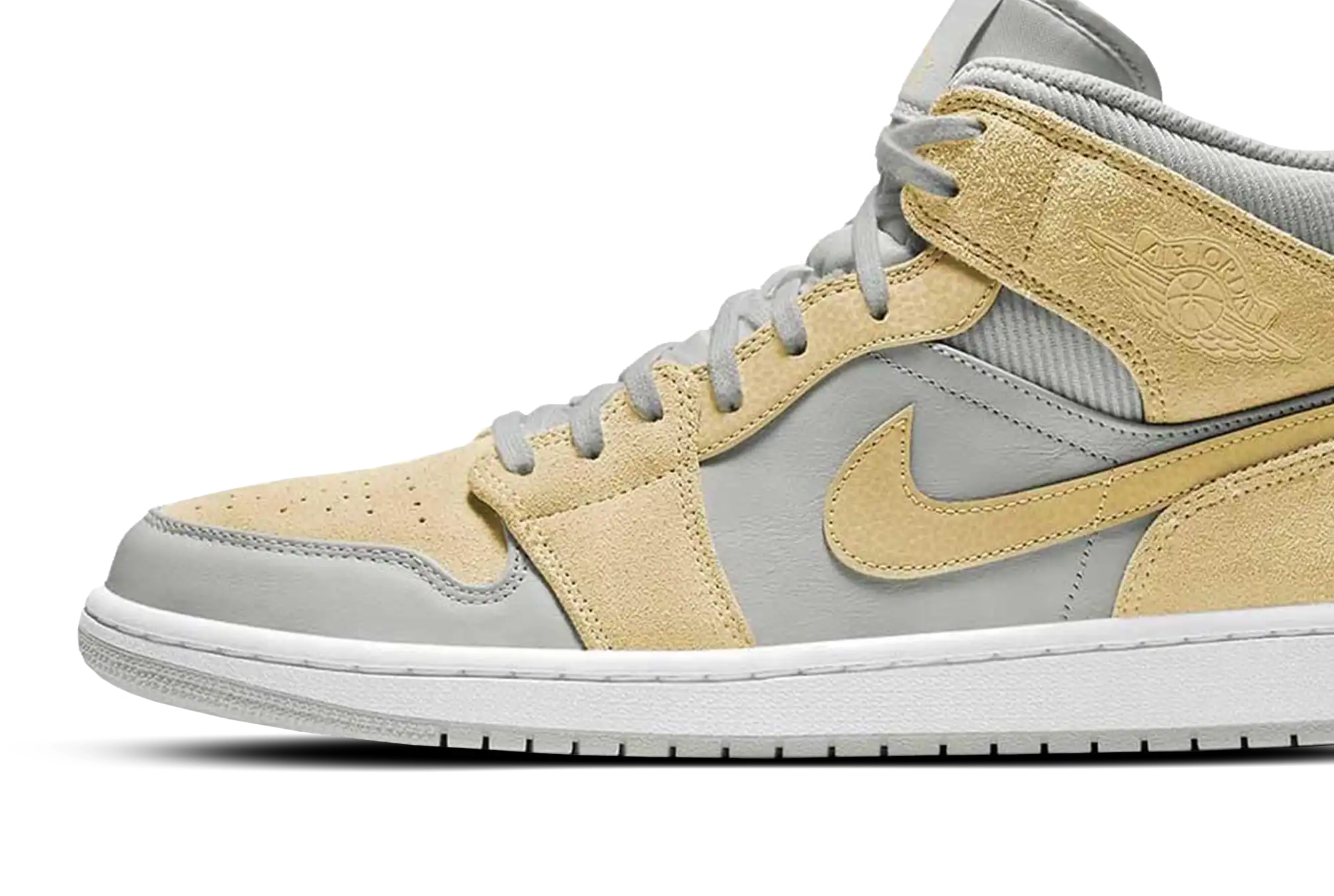 Jordan 1 Mid Mixed Textures Yellow