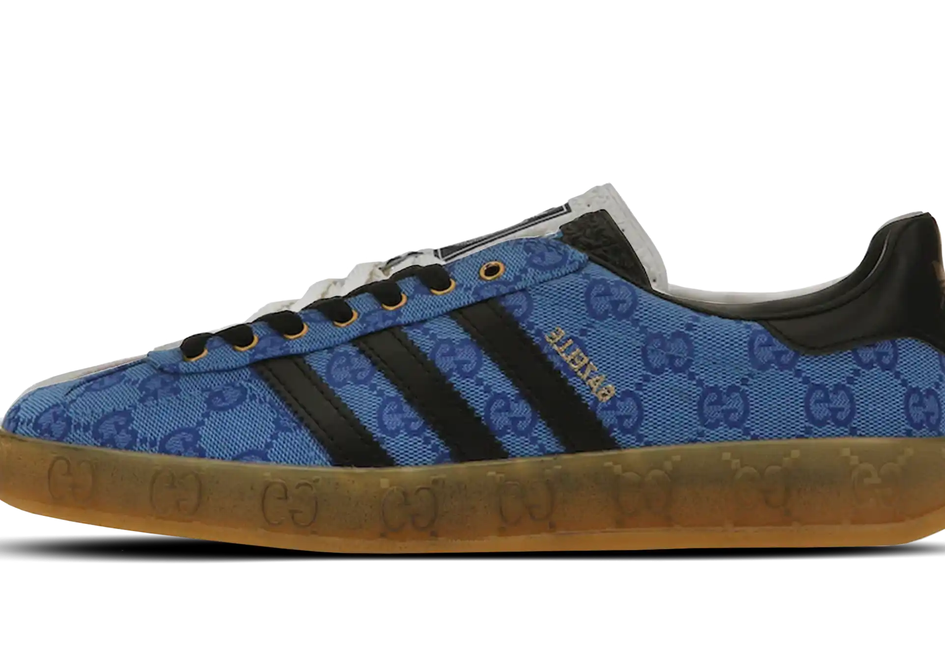 adidas x Gucci Gazelle Blue GG Monogram