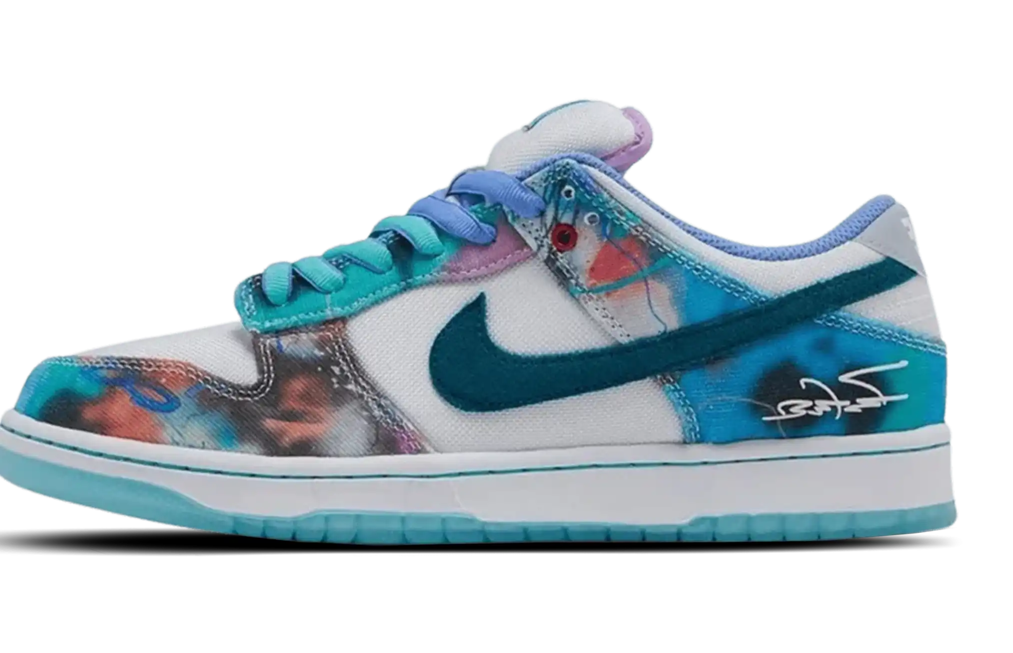 Nike SB Dunk Low Futura Laboratories Bleached Aqua