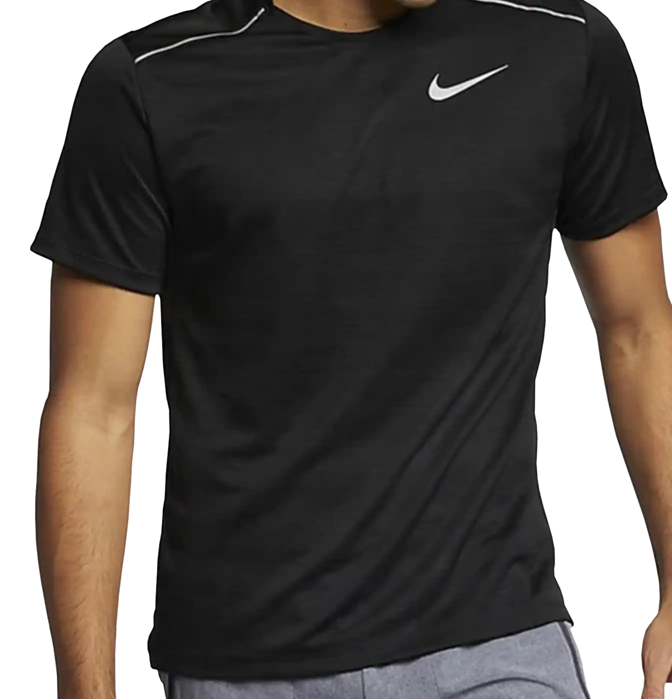 Nike Miler 1.0 Dri-Fit Black T Shirt