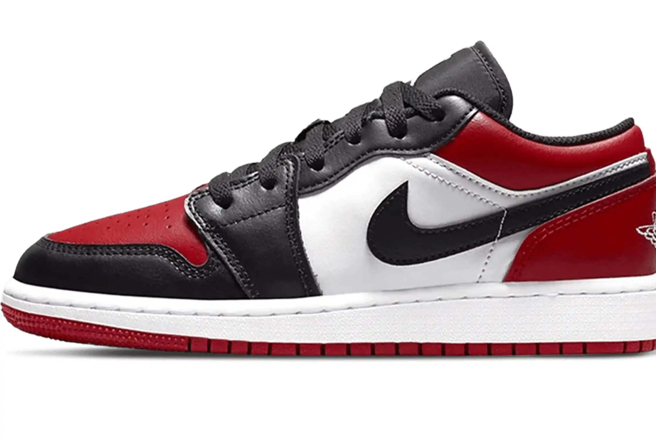 Air Jordan 1 Low Bred Toe GS