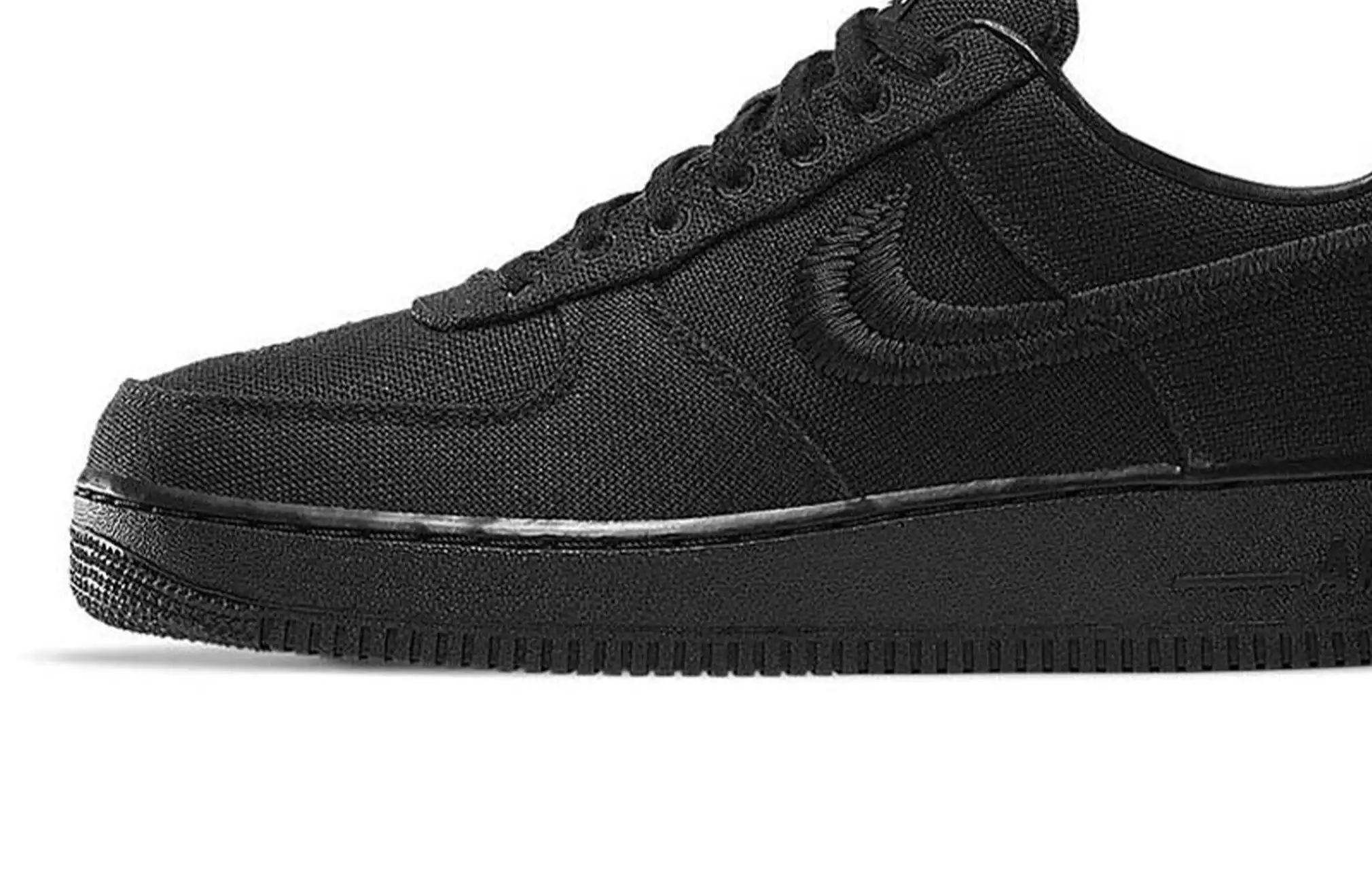 Stussy x Nike Air Force 1 Low 'Triple Black'
