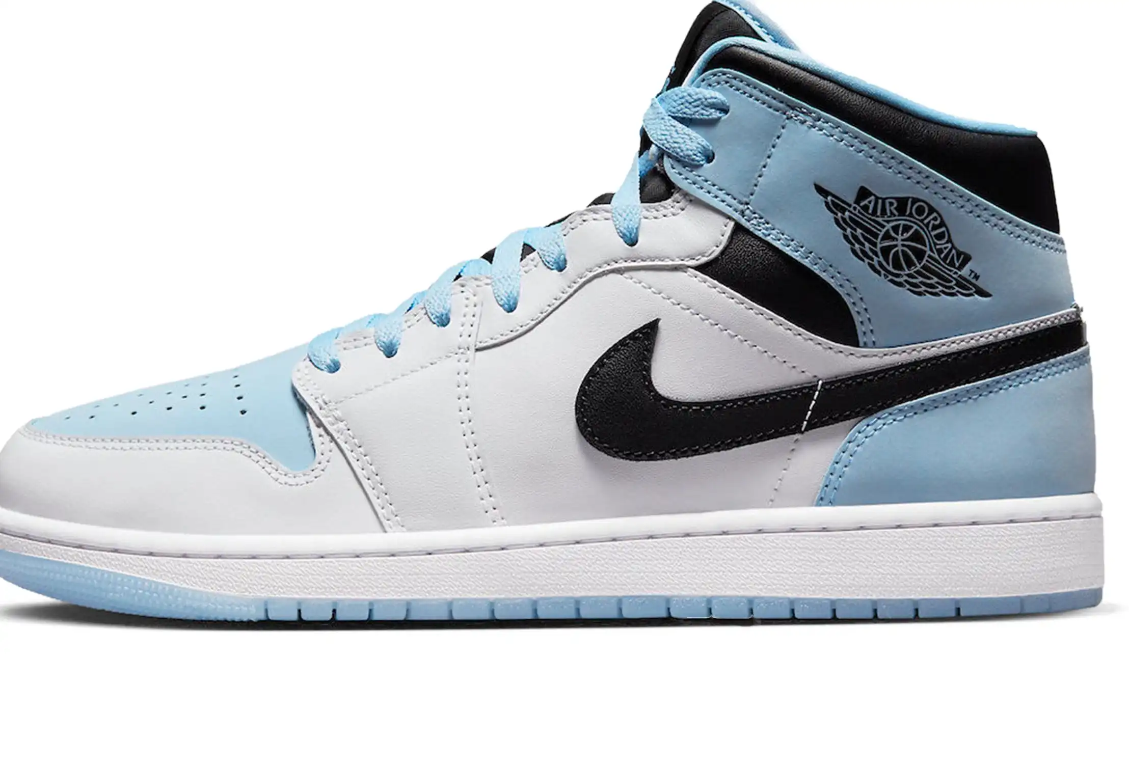 Air Jordan 1 Mid SE White Ice Blue