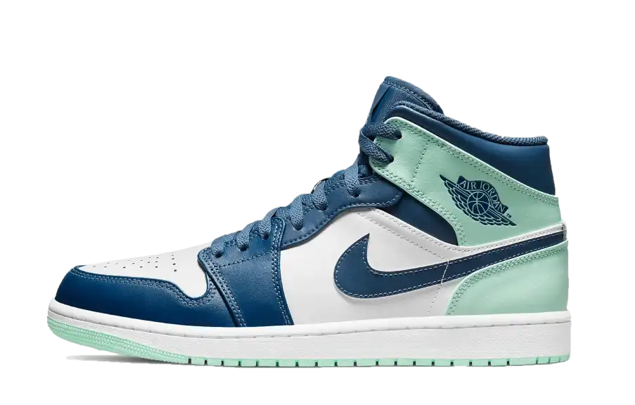 Air Jordan 1 Mid Mystic Navy Mint Foam GS