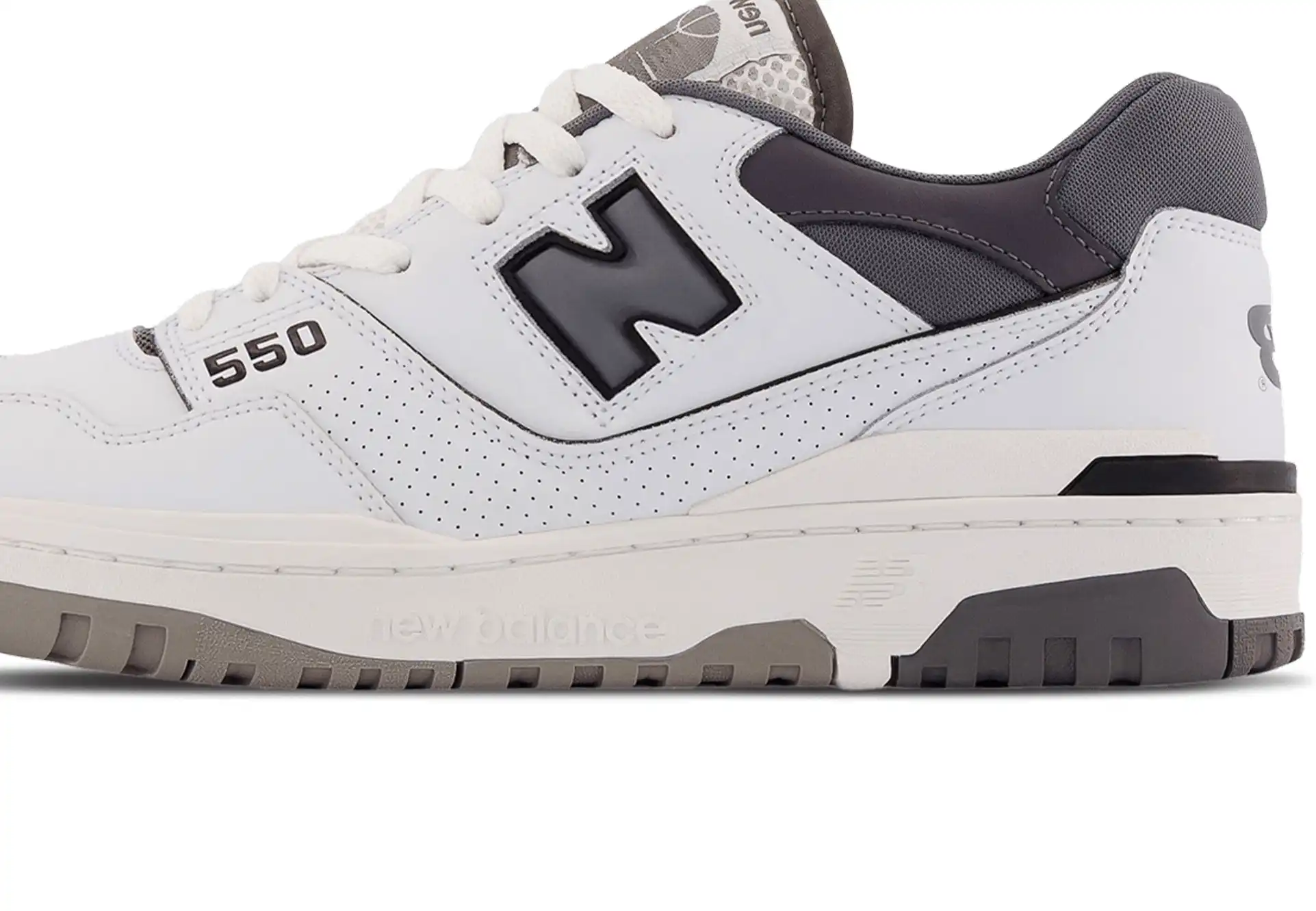 New Balance 550 White Dark Grey