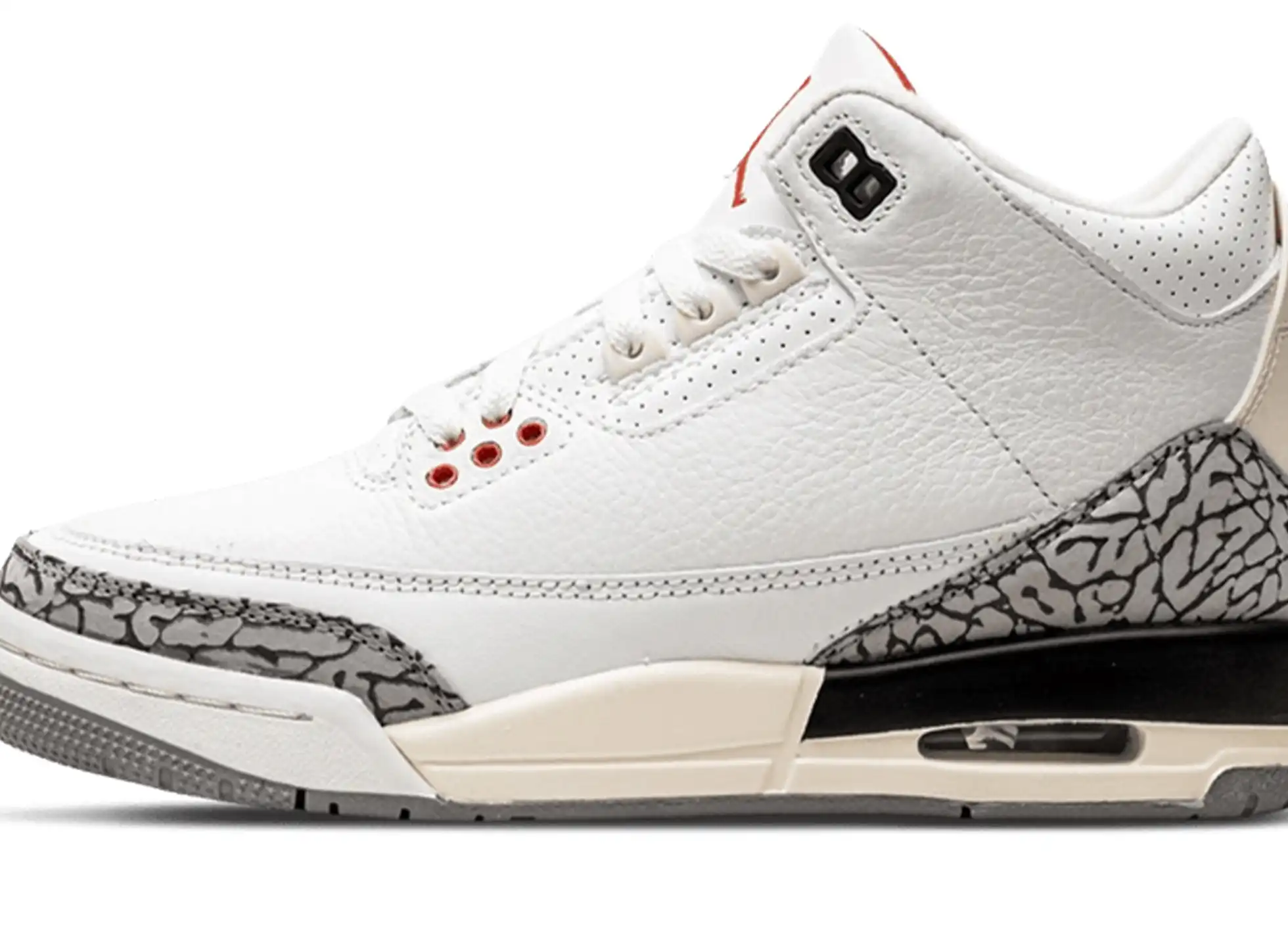 Air Jordan 3 Retro GS White Cement Reimagined