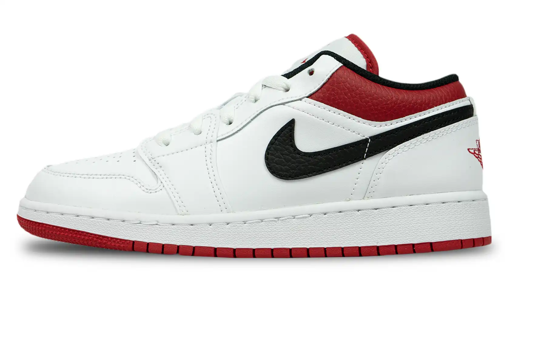 Air Jordan 1 Low White Gym Red GS