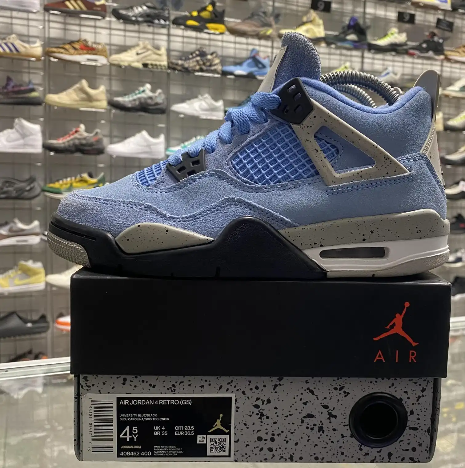 Jordan 4 Retro 'University Blue' (GS) UK4