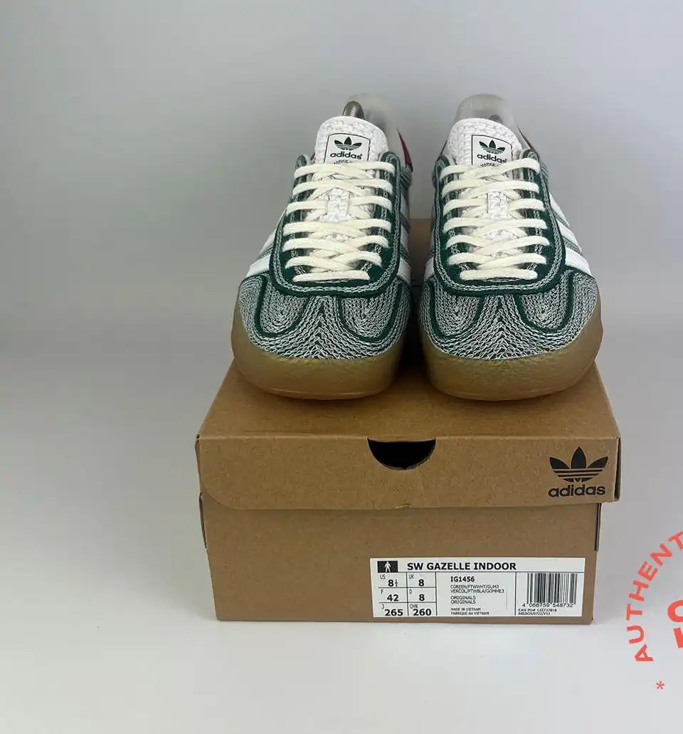 adidas Gazelle Indoor Sean Wotherspoon Hemp Green UK8