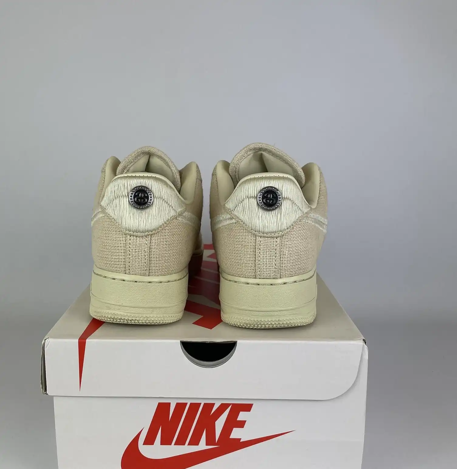 Nike Air Force 1 Low Stussy Fossil UK8