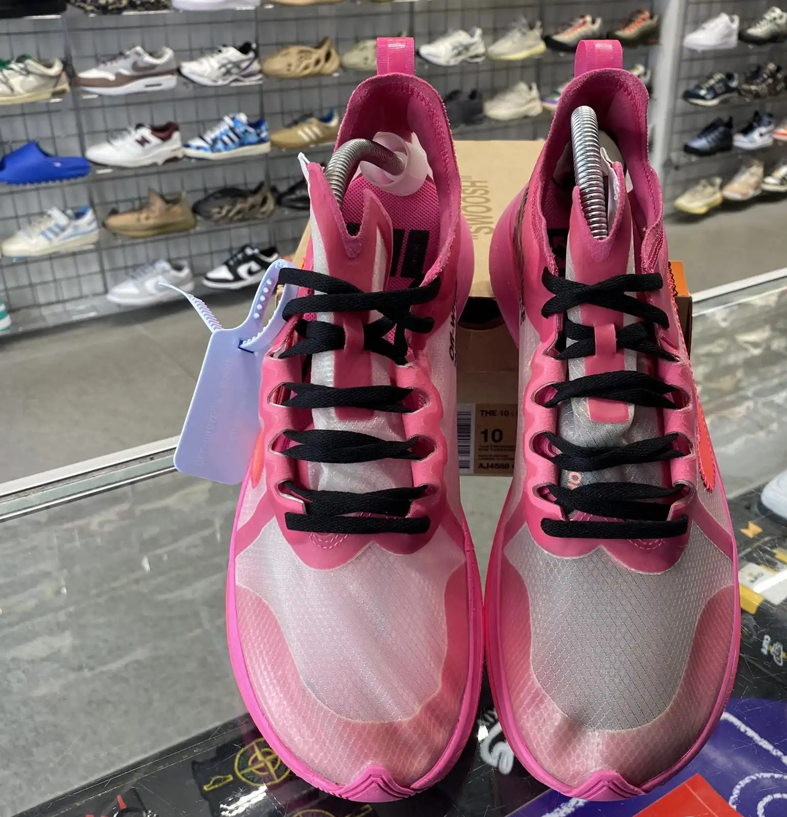 Nike Zoom Fly x Off-White 'Pink' UK9