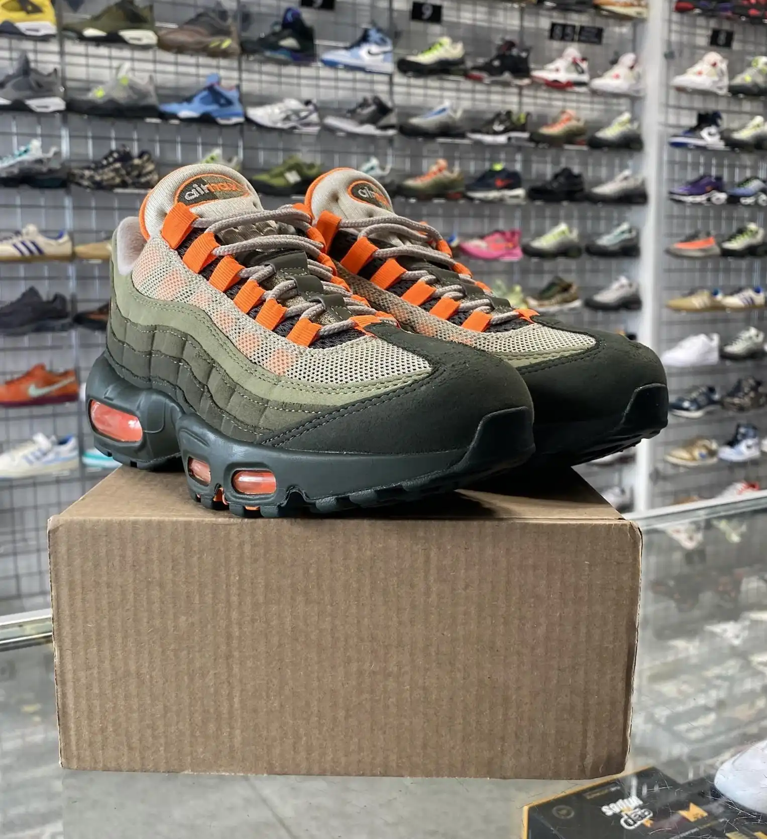 Nike Air Max 95 OG 'Neutral Olive Total Orange' UK5.5 (No Box)