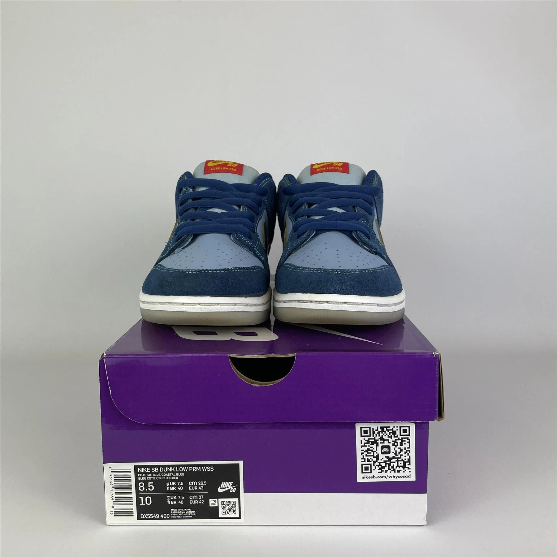Nike SB Dunk Low Pro Why So Sad? UK7.5