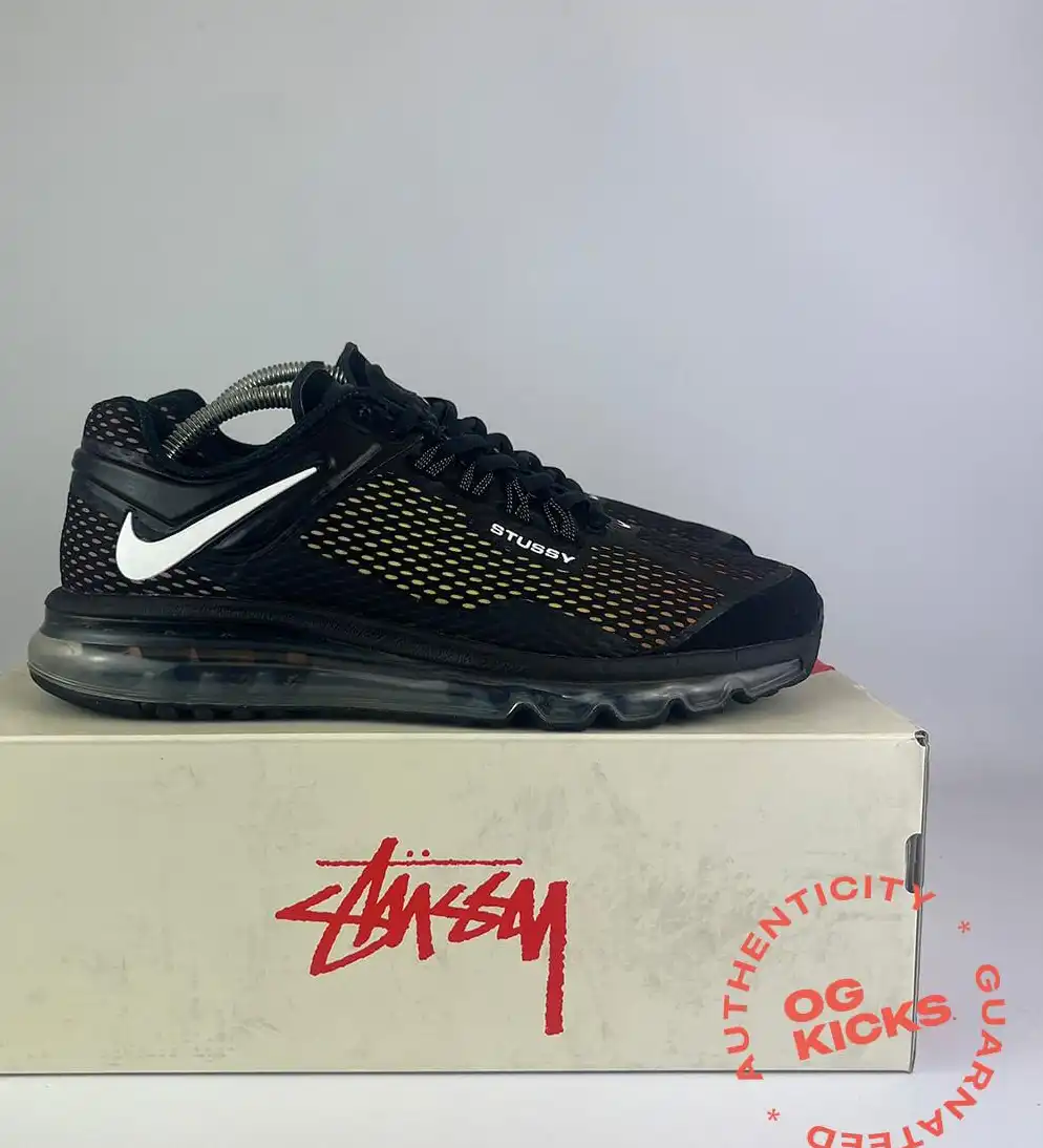 Nike Air Max 2013 Stussy Black UK8