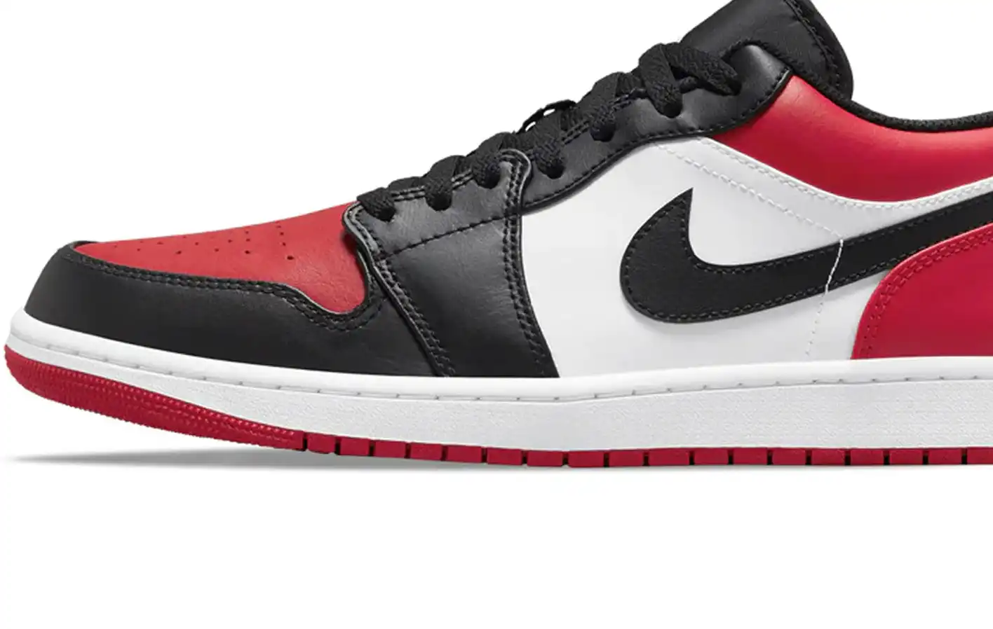Air Jordan 1 Low Bred Toe