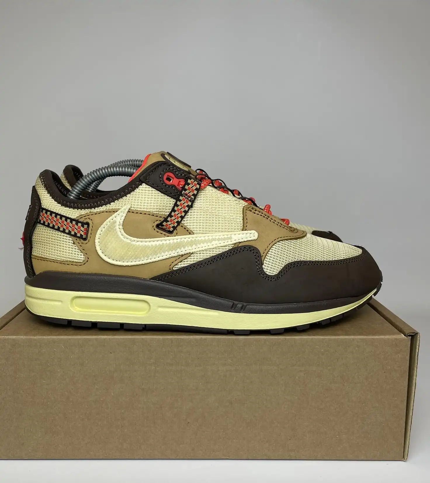 Nike Air Max 1 Travis Scott Cactus Jack Baroque Brown (No Box) UK8