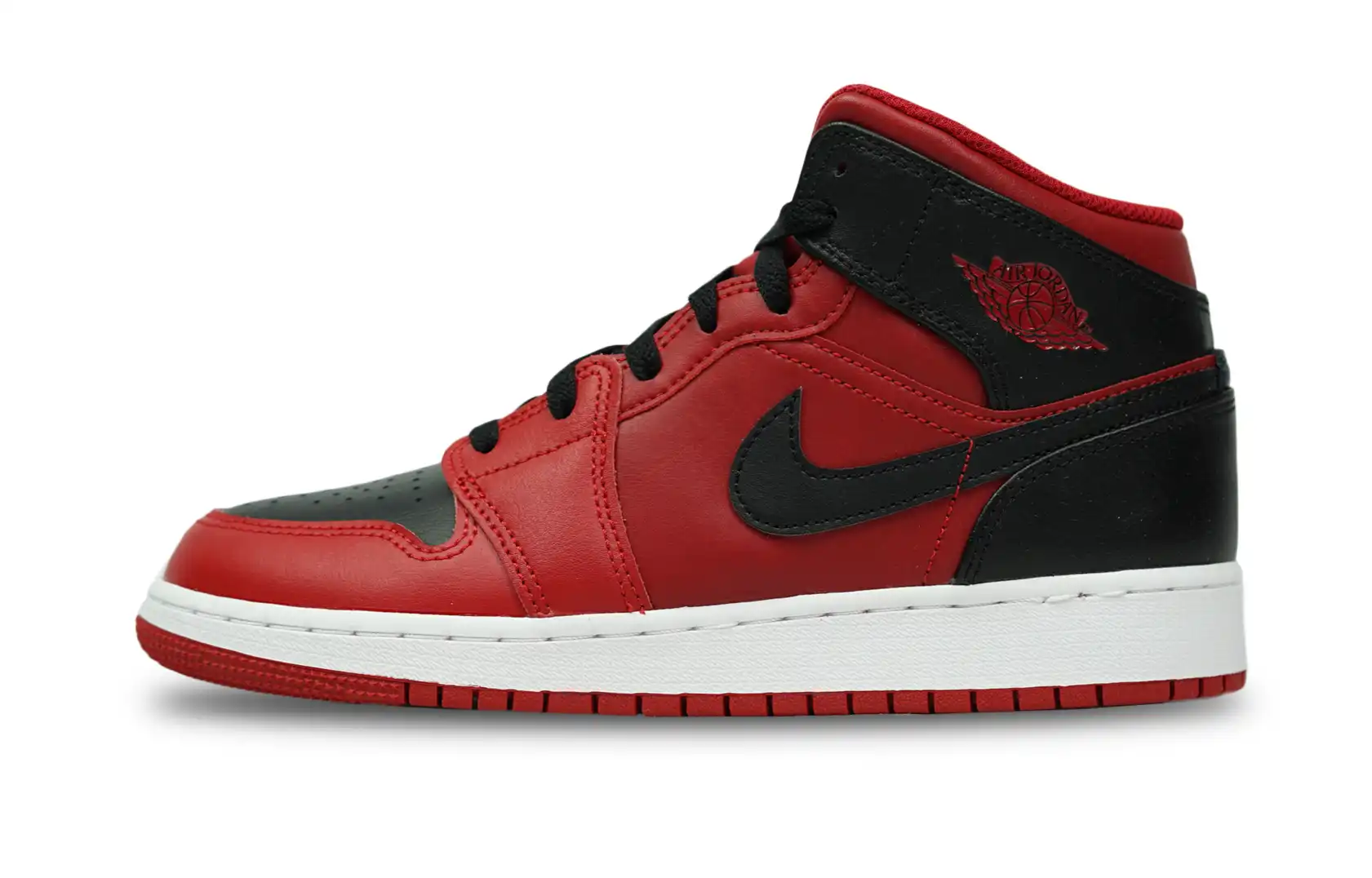 Air Jordan 1 Mid Reverse Bred 2021 GS