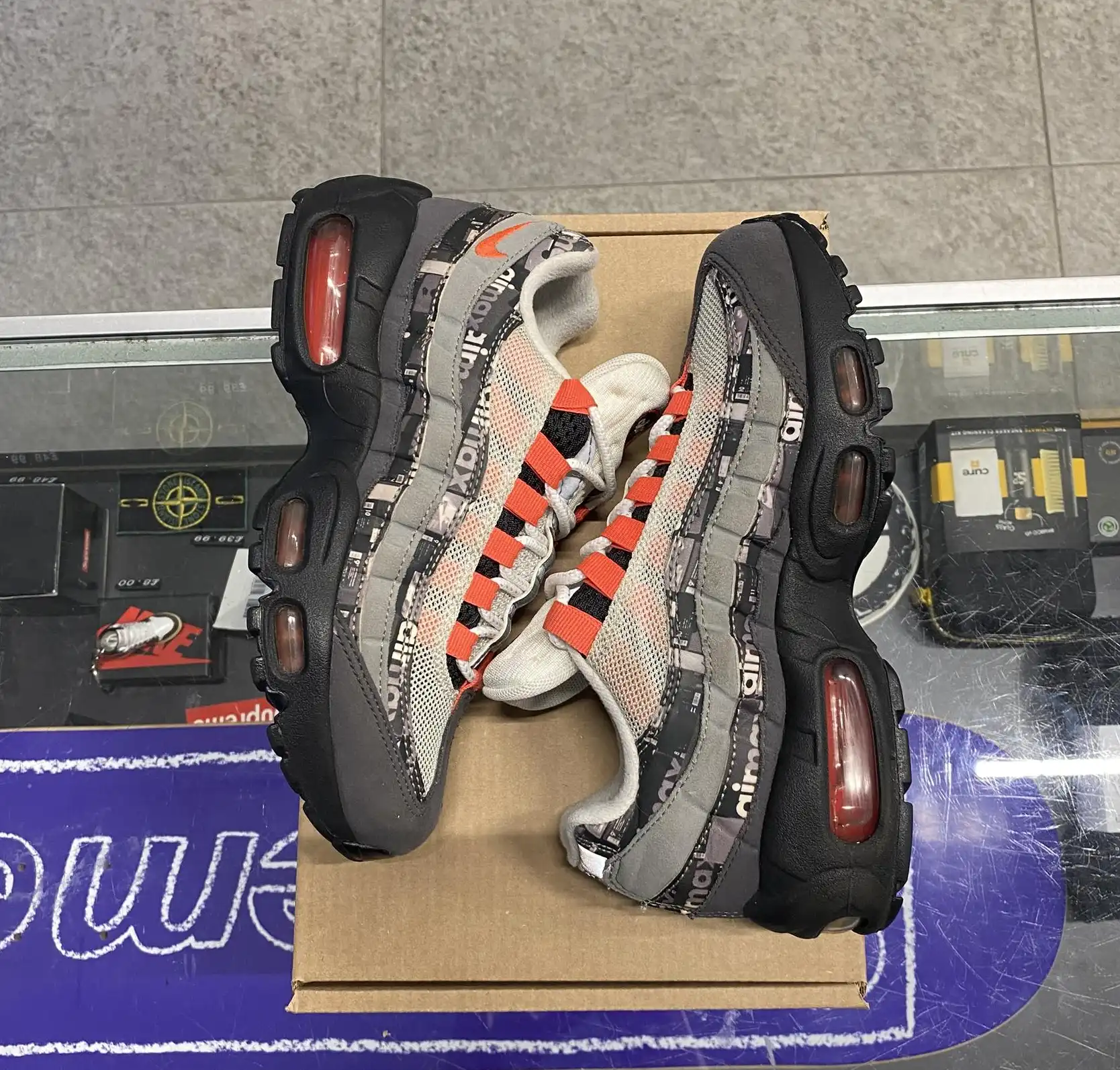 Nike Air Max 95 x Atmos 'We Love Nike' (Bright Crimson) UK3.5 (No Box)